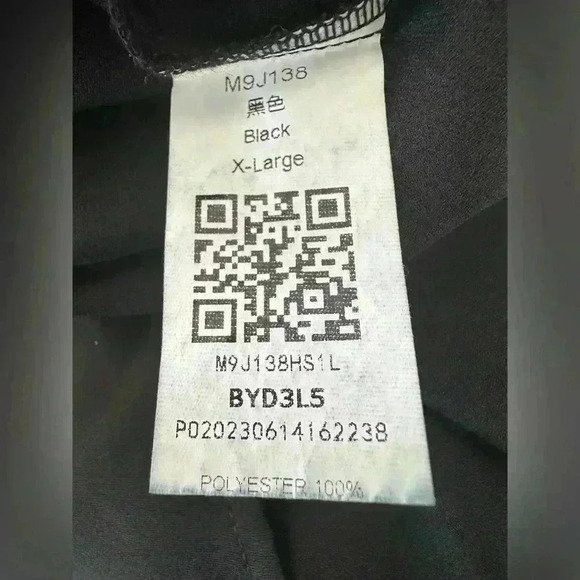 Women's Black Short Sleeve Blouse (570) - Picture 11 of 12